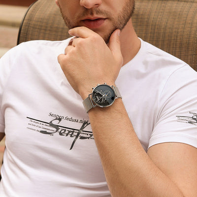 Reloj Mecánico Automático Resistente al Agua con Esfera Grande para Hombre - Image 18