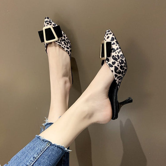 Sandalias de Tacón Alto y Pantuflas Stiletto para Mujer - Image 12