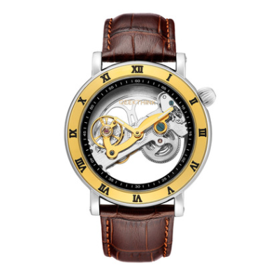 Reloj Mecánico Automático Esqueleto 3D Acero Inoxidable para Hombre - Image 7