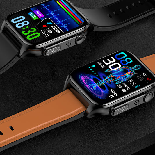 Pulsera Deportiva Inteligente con Detección ECG y Contador de Pasos