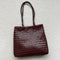Bolso Tote de Cuero Genuino Tejido Hecho a Mano