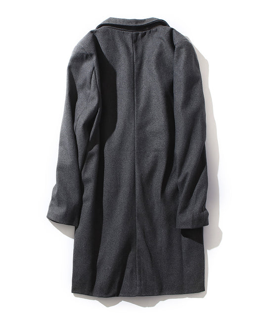 Abrigo de Lana para Hombre Manga Larga Otoño Invierno - Image 23