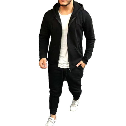 Cardigan con Capucha Casual de Color Sólido para Hombre - Image 5