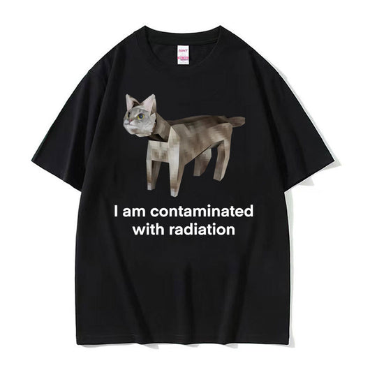 Camiseta Estampada Unisex Cuello Redondo Manga Corta Suelta - Image 5