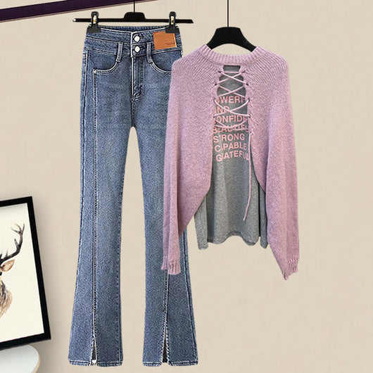Suéter Poncho Tejido Estilo Slouchy para Otoño - Image 9