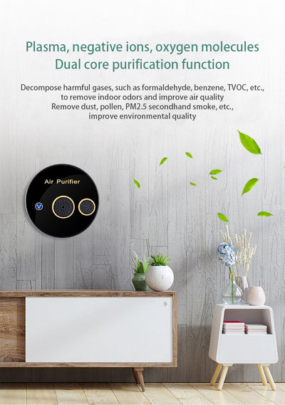 Purificador de Aire Solar Portátil con Esterilización y Eliminación de Formaldehído - Image 15