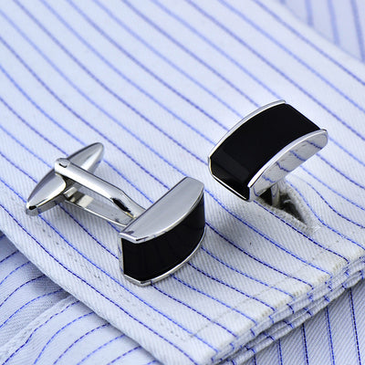 Gemelos Curvados de Ágata Negra - Image 4