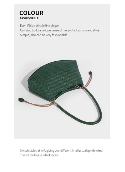 Bolso Tejido Axilar Commuter - Cartera Versátil de Hombro - Image 38