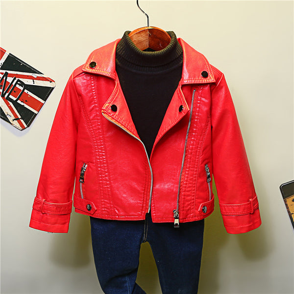 Chaqueta Infantil Coreana con Solapa - Colección Otoño