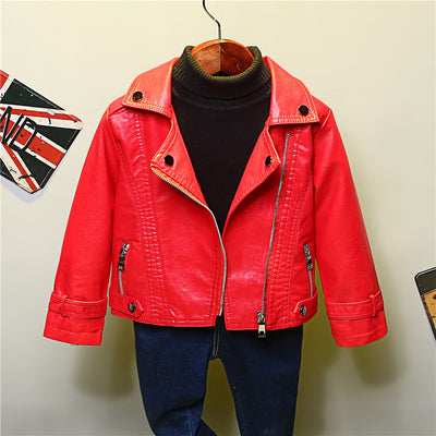 Chaqueta Infantil Coreana con Solapa - Colección Otoño