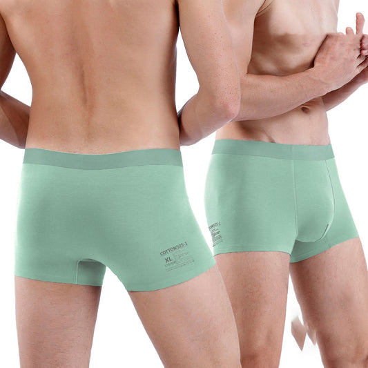 Bóxers Talla Grande de Algodón Peinado sin Marcas con Diseño Convexo