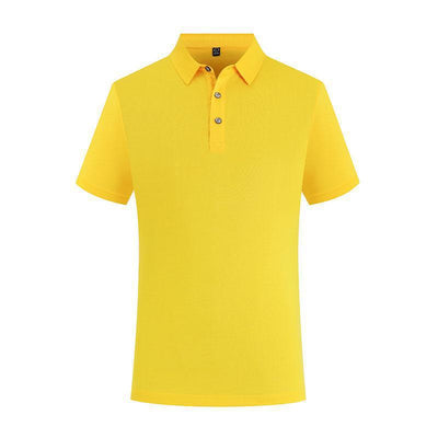 Polo de Manga Corta Color Sólido con Solapa - Image 8