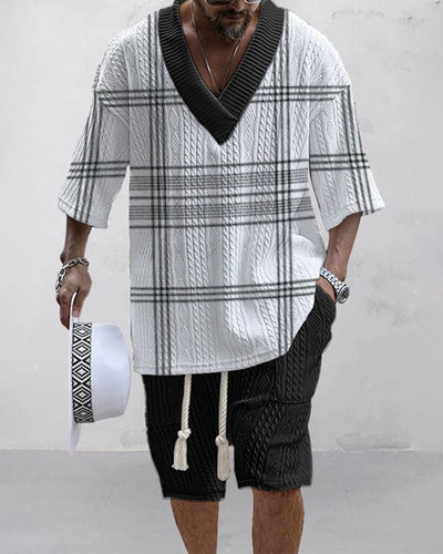 Conjunto Deportivo Hombre Verano Suelto - Short y Playera - Image 9