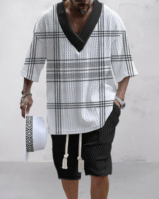 Conjunto Deportivo Hombre Verano Suelto - Short y Playera - Image 9