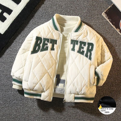Chaqueta Acolchada Estilo Western para Niños - Uniforme de Béisbol Invierno - Image 2