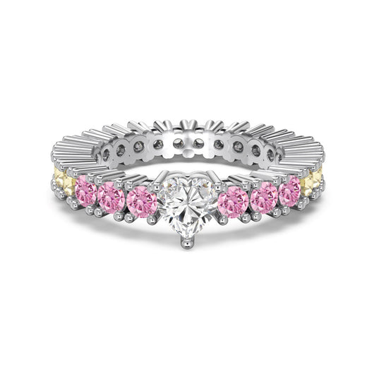 Anillo de Plata 925 para Mujer con Corazones y Arcoíris - Image 9