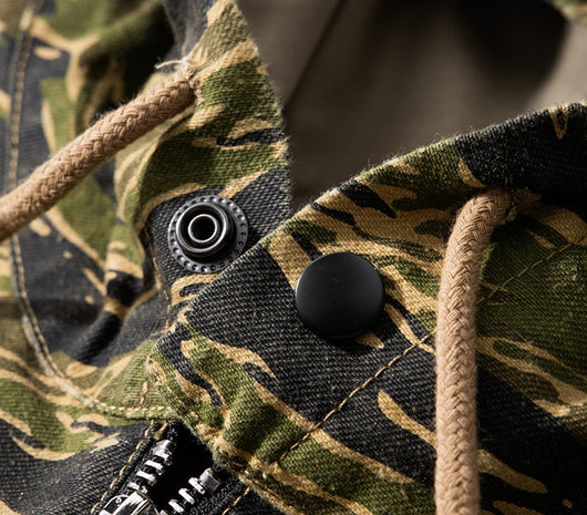 Parka Táctica con Capucha Camuflaje - Abrigo Impermeable para Aventuras - Image 49