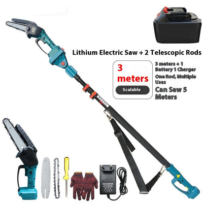 Sierra Eléctrica Inalámbrica con Batería de Litio para Jardín y Poda - Image 7