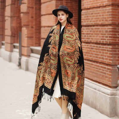 Capa Chal Oversized Versátil para Otoño - Image 10