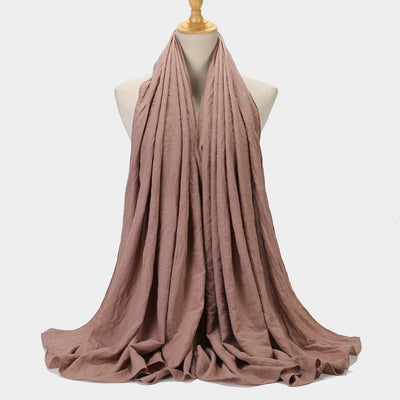 Pañuelo Cuadrado de Algodón y Lino - Diseño Liso y Versátil - Image 18