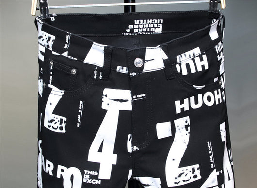 Pantalones Slim Fit con Estampado Floral y Tela Elástica para Hombre - Image 10