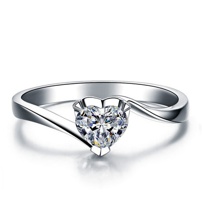 Anillo de Diamante para Mujer en Oro Blanco 950 - 30 Puntos - Image 9