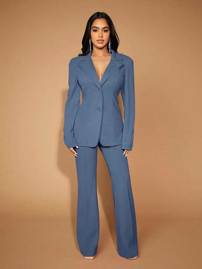 Pantalones de Cintura Alta para Mujer - Elegancia Profesional y Comodidad Diaria - Image 46