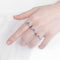 Anillo de Plata 925 con Moissanita para Mujer