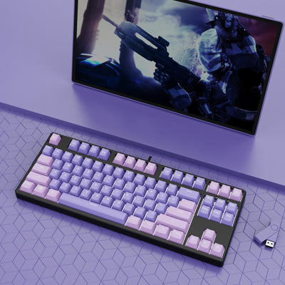 Teclado Mecánico Gaming 87 Teclas Hot Swap Intercambiable Dual Color - Image 17