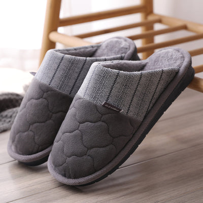 Pantuflas de Algodón con Bordado para Hombres Adultos y Mayores - Image 5