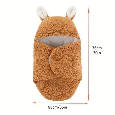 Saco de Dormir para Bebé Recién Nacido en Fleece Suave - Envoltorio Térmico Unisex con Soporte para la Cabeza - Image 11
