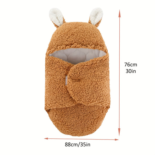 Saco de Dormir para Bebé Recién Nacido en Fleece Suave - Envoltorio Térmico Unisex con Soporte para la Cabeza - Image 11