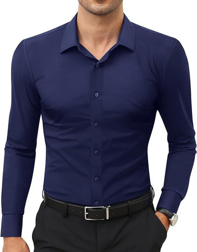 Camisa de Trabajo Slim Fit Clásica de Calidad Europea - Image 14