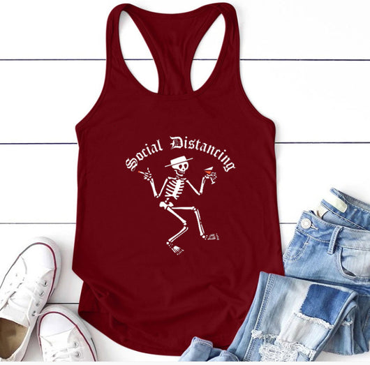 Chaleco Estampado de Distanciamiento Social para Mujer - Diseño Europeo y Americano - Image 11