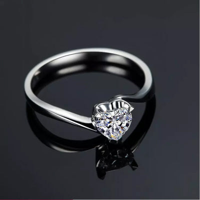 Anillo de Diamante para Mujer en Oro Blanco 950 - 30 Puntos - Image 5