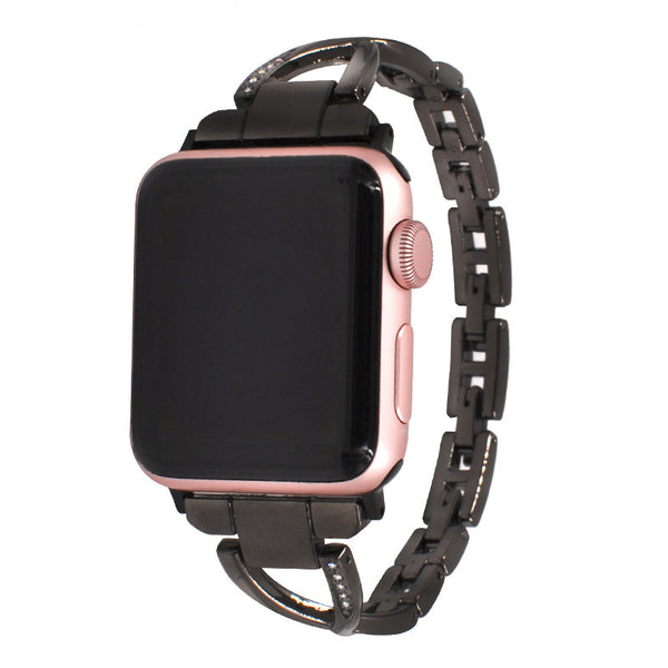 Reloj Elegante Generation X con Correa de Acero Inoxidable y Cadena de Diamantes