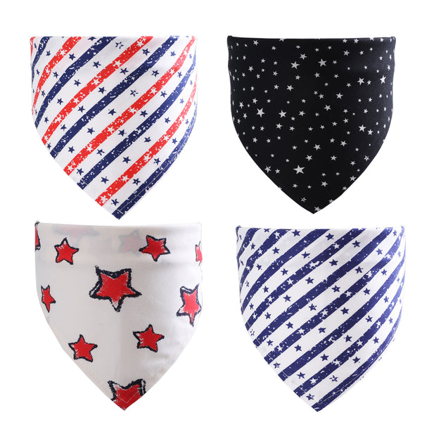 Pañoleta Triangular de Algodón para Mascotas - Accesorios para Gatos y Perros