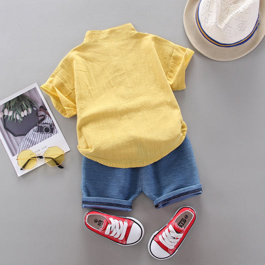 Conjunto Infantil Playera y Shorts Estilo Villano - Image 9