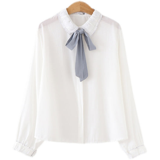 Blusa Chiffon Estilo Japonés - Rejuvenecedora y Versátil - Image 13