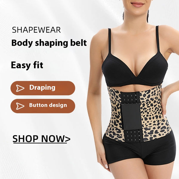 Faja Deportiva Estampado Leopardo para Fitness