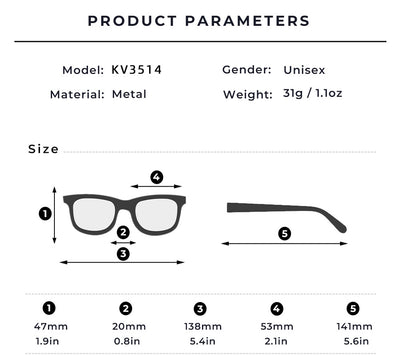Polygonal sunglasses with a gold metal frame, beige temples, and dark black-gray lenses on a white background. - Image 20
