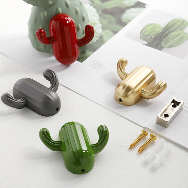 Mueble Zapatero Nórdico Minimalista con Perchero y Diseño de Cactus