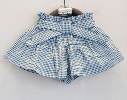 Conjunto Blusa con Moño + Falda a Cuadros - Image 8