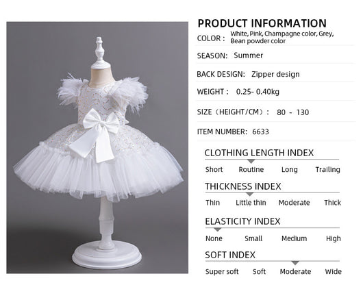 Vestido de Fiesta Infantil con Falda Tul Flores - Colección Verano - Image 12