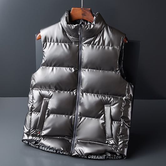 Chaleco Acolchado Brillante para Hombre - Image 10