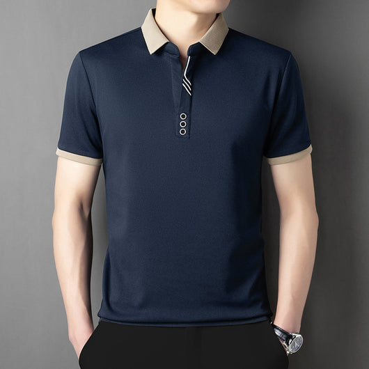 Camiseta Casual Hombre Cuello Solapa - Transpirable y Suave al Tacto - Image 2