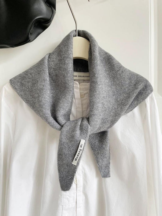 Bufanda Triangular Versátil Tejida para Mujer - Abrigo Cálido Multiusos - Image 6