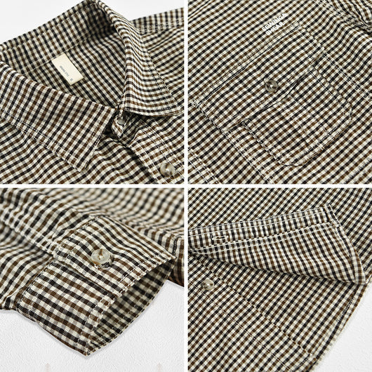 Camisa Casual a Cuadros para Hombre - Colección Primavera Verano - Image 4