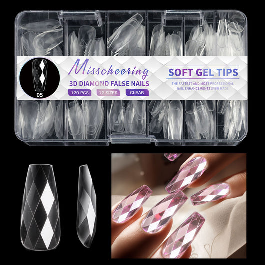 Puntas de Uñas 3D Diamond Wear de Larga Duración - Image 21