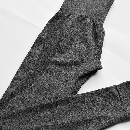 Pantalones de yoga cintura alta con soporte elástico para fitness - Image 21